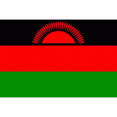 Státní vlajka Malawi tištěná venkovní Alerion
