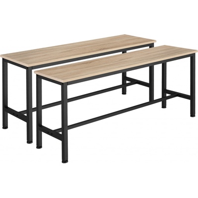 tectake 404548 industrial svetlé drevo dub sonoma