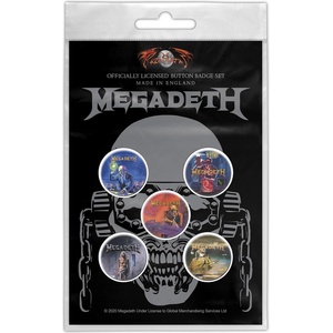 RAZAMATAZ значки megadeth - vic rattlehead - bb139