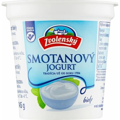 Zvolenský Smotanový jogurt biely 145 g