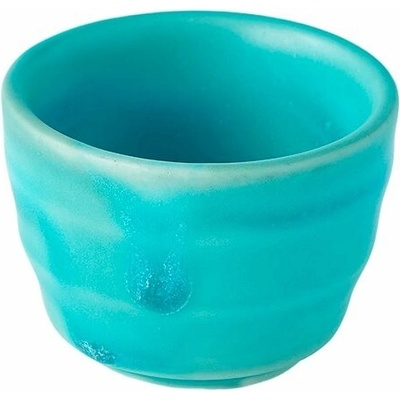 MIJ Hrnček na saké AQUA modrá keramika 35 ml