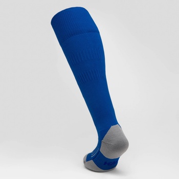 OFFLOAD Detské vysoké ponožky na rugby R500 modré indigo