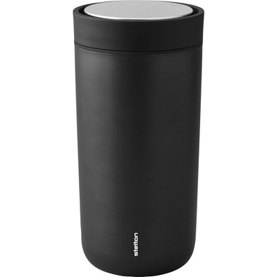 Stelton Cestovný hrnček TO GO CLICK čierna metalíza 400 ml