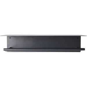 ferm LIVING Закачалка на релса за кърпи Dora с рафт черна (1104269820)