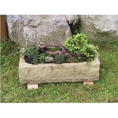 Nohel Garden Koryto H2 imitace kamene 31kg 60x26x20 cm – Zboží Dáma