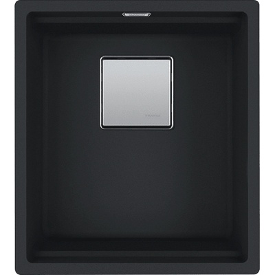 Franke Гранитна мивка под плот Mythos Kubus, 410×460, цвят черен мат (125.0634.798)