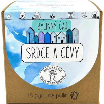 Bylinářství U Chytré Horákyně Čaj SRDCE A CÉVY 15 x 3 g