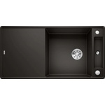 BLANCO Axia III XL 6 - Мивка от Silgranit, 99x50 см, с аксесоари, InFino, черна 525859 (525859) Мивка за вграждане