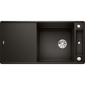 BLANCO Axia III XL 6 - Мивка от Silgranit, 99x50 см, с аксесоари, InFino, черна 525859 (525859) Мивка за вграждане