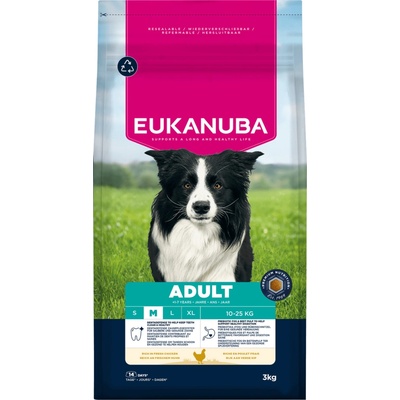 Eukanuba Adult Medium kura 3 kg