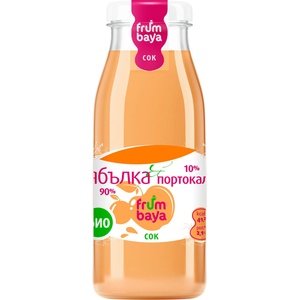 frumbaya Био сок от ябълка и портокал, 250 ml (3036278)