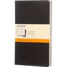 Moleskine Sešit L linka 3 ks Černý