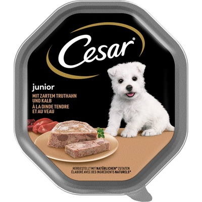 Cesar Junior s morčacím a teľacím mäsom 150 g
