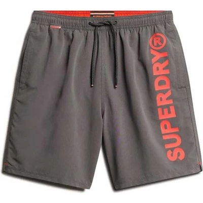 Superdry Бански гащета Superdry Sport Graphic 17´´ swimming shorts - Grey (Charcoal)