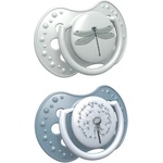 LOVI Силиконови залъгалки Lovi - Botanic, 6-18 месеца, 2 броя, за момче (22/871b) - baby