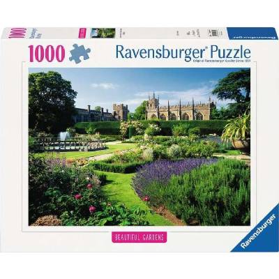 Ravensburger Пъзел Ravensburger от 1000 части - Градината на кралицата в замъкът Съдели (12000848)