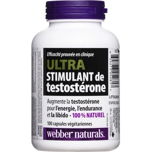 Webber Naturals Ultra Testosterone Boost - Ултра тестостерон бууст, 100 капсули (5281 WN)