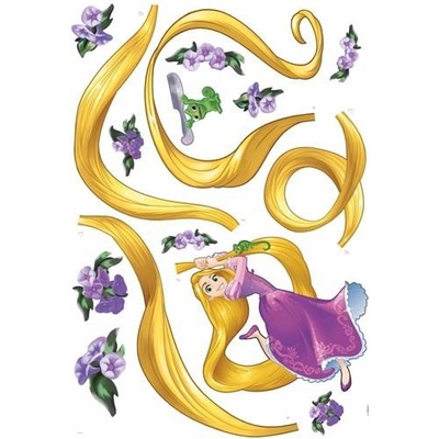 Komar 14728 Samolepky na zeď Disney Princess Rapunzel rozměr 100 cm x 70 cm – Zboží Dáma