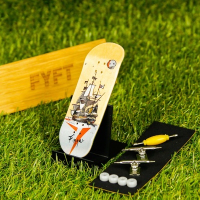 Finga Fingerboards Komplet začiatočník Design Loď chrom trucky