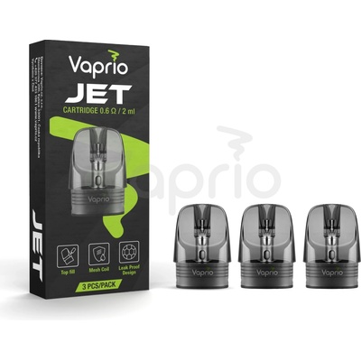 Vaprio Jet cartridge 0.6 ohm 3 ks