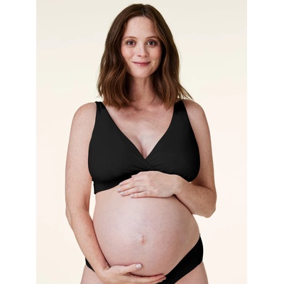 Bravado : Сутиен за бременни и кърмачки Ballet Nursing Bra Full Cup Black (BRV-1260-FC-BL-S)