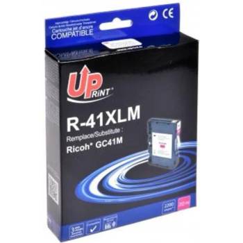 Compatible Мастило гел UPRINT GC41M, RICOH, 36ml, 2500 копия, 405763, Magenta (LF-INK-RICOH-GC41M)