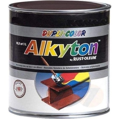 Rust Oleum Alkyton antikorózna farba na hrdzu 2v1 hladká Zlatá 250ml