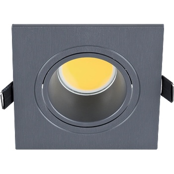 ELMARK Led ПЛАСТМАСОВА КВАДРАТНА ЛУНА cob 7w 2700-3000k (92s107ww/gr)