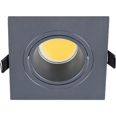 ELMARK Led ПЛАСТМАСОВА КВАДРАТНА ЛУНА cob 7w 2700-3000k (92s107ww/gr)