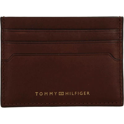 Pouzdro Kožený na karty Tommy Hilfiger Paul hnědá
