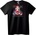 NOONEBRAND Тениска Весела Коледа Черепче Момиче - 2XL, Black