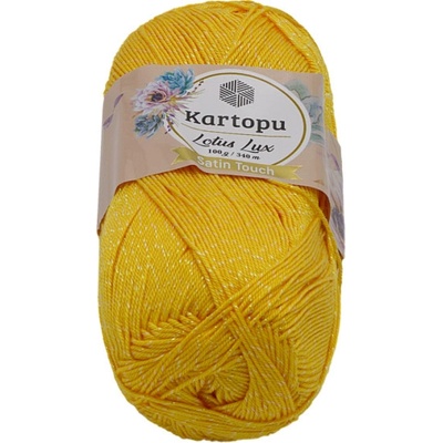Bellatex Příze LOTUS LUX 100g / 340 m žlutá
