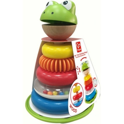 Hape Дървена играчка за подреждане Hape - Жабка (H0457)