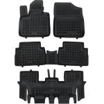 Rezaw-Plast Гумени стелки за Hyundai Santa Fe Hybrid version 7 passenger, 4x4 (2020-2024) - тип леген (201634)