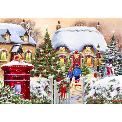 Bluebird Puzzle - Puzzle Winter Cottage 2000 - 2 000 piese