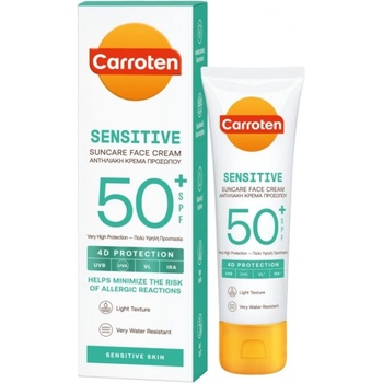 Carroten Sensitive Suncare Face Cream SPF 50 Козметика за слънце 50ml