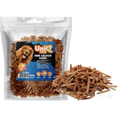 UNIQ PETS Lososové miniproužky měkké 500 g