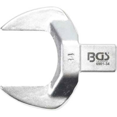 BGS Technic Nástrčný plochý otevřený klíč 34 mm s upnutím 14x18 mm BGS 6901-34