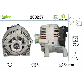 Alternátor VALEO 200237