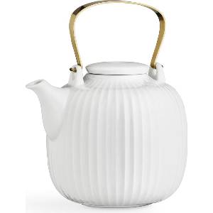 Kähler Кана за чай Hammershøi 1, 2 л бяла (693040)
