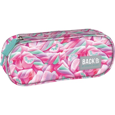 BackUP Овален ученически несесер BackUp A - Marshmallow (92949)