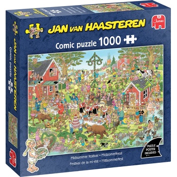 Jumbo Пъзел Jumbo от 1000 части - Летен фестивал (1110100617)