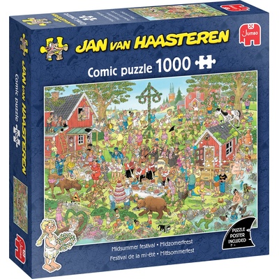 Jumbo Пъзел Jumbo от 1000 части - Летен фестивал (1110100617)