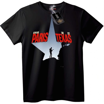 NOONEBRAND Тениска Paris Texas Tour 2023 - 7XL, White