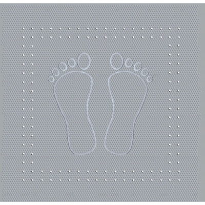 Kleine Wolke Foot šedá 55 x 55 cm 4388189002 – Zbozi.Blesk.cz