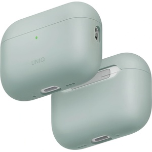 UNIQ Калъф за AirPods Pro 3 - UNIQ Lino Hybrid Liquid Silicon - Зелен (Iceplant Green)