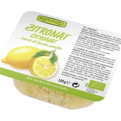Rapunzel Citrónová kôra kandizovaná 100 g
