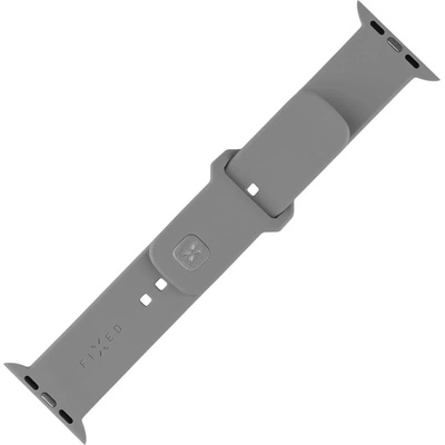 FIXED Силиконова спортна каишка за Apple Watch 38/40/41 мм, светлосива FIXSST2-436-LGGR (FIXSST2-436-LGGR)