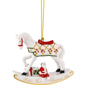 Villeroy & Boch Christmas Classics 2025 коледно украшение, люлеещо се конче (14-8675-4349)