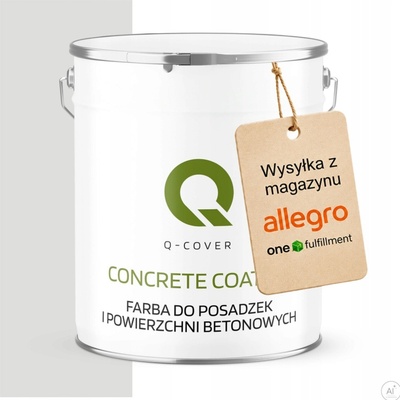 Barva pro betonové podlahy Q-COVER šedá světlá RAL 7035 5 l matná